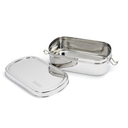 Large Oval with Clips | Stainless Steel Food Container